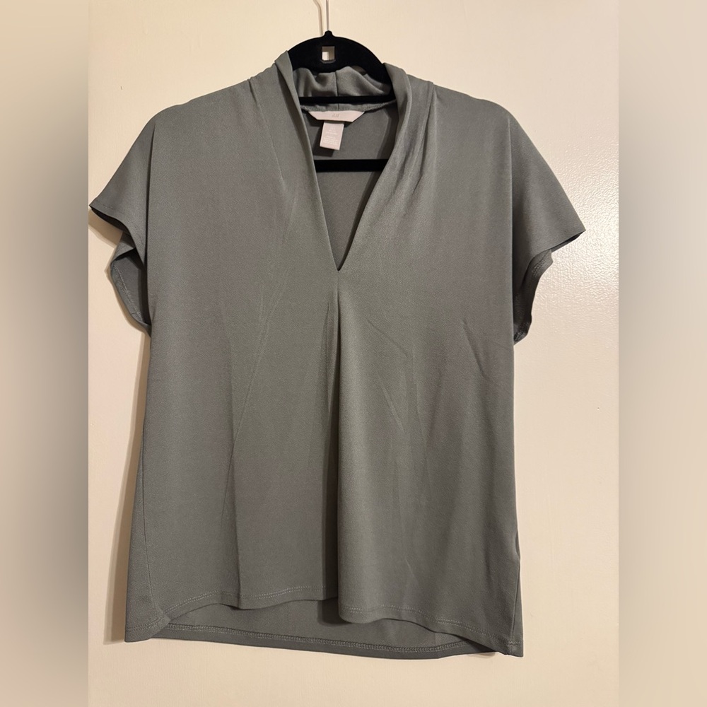 H&M Silver Blouse
